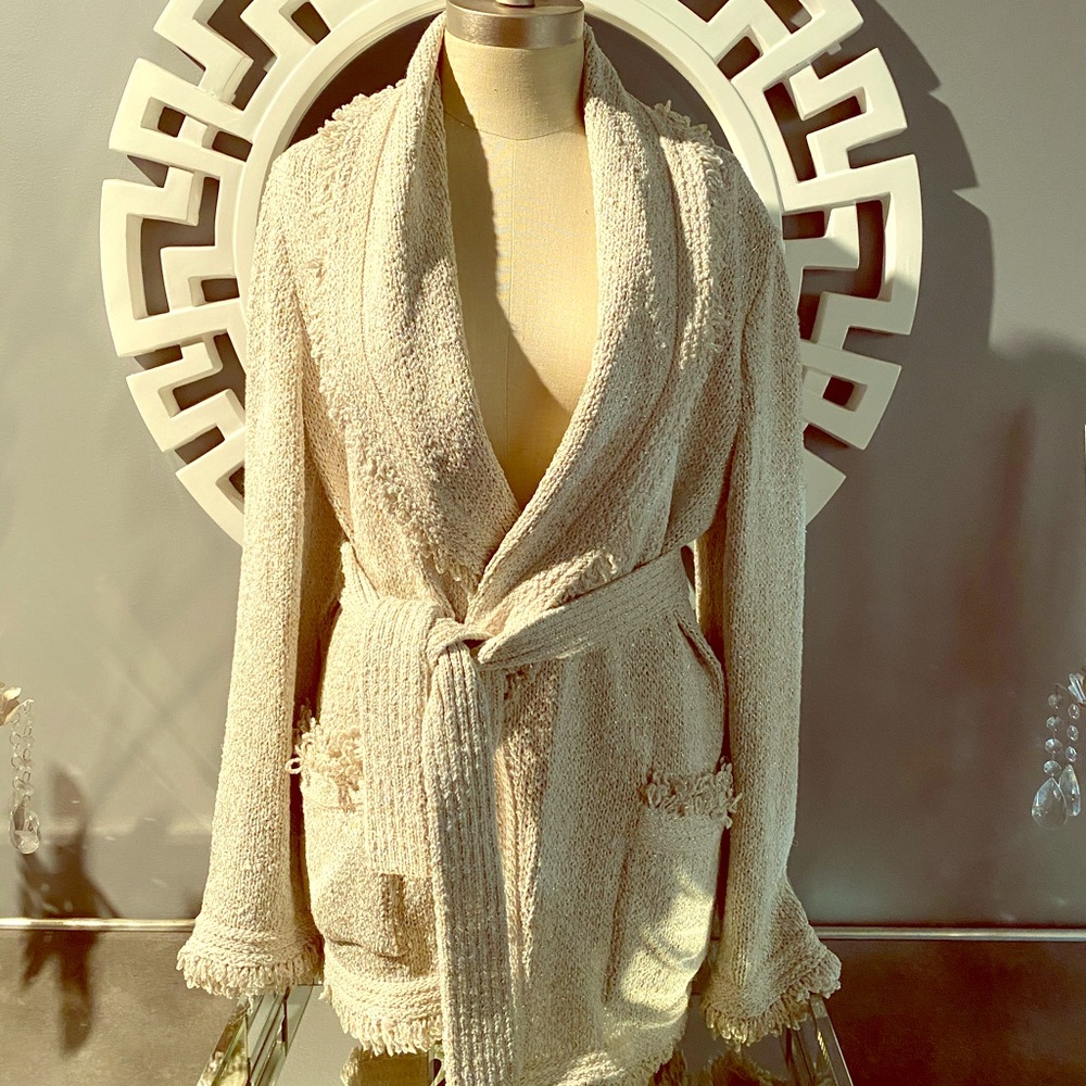St. John crochet cardigan